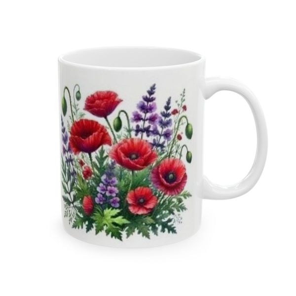 Wild red flowers - Mug