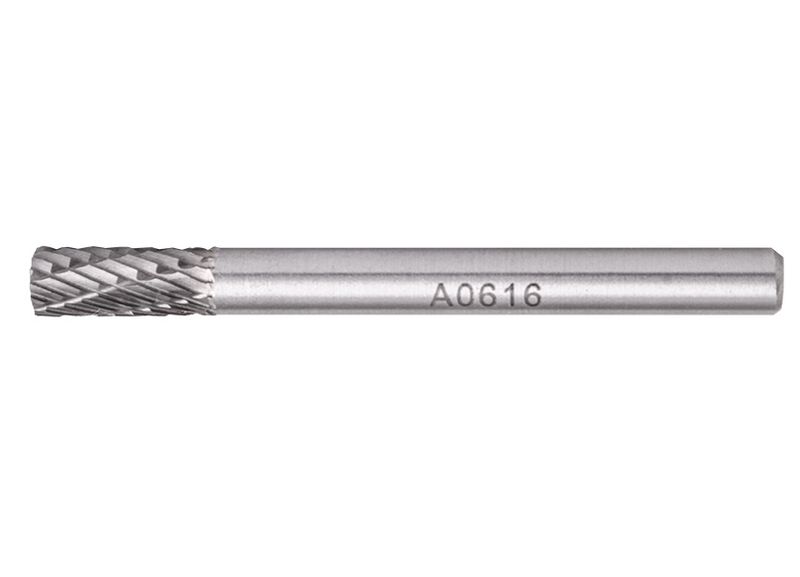 Rotary Burr Tungsten 6x16x6mm Cylindrical - 3 Pack