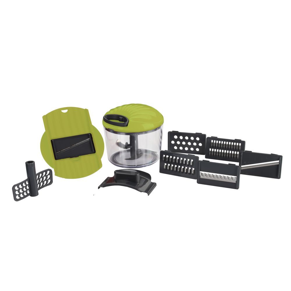 Twista 8-in-1 Chopper | Manual Food Chopper with Mandolin