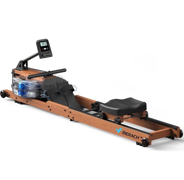 MERACH R28 Foldable Water Rowing Machines for Home Gym with 181kg Weight