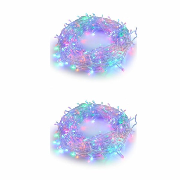 220V 20m Fairy Lights in a Soothing Multi Color Pack of 2