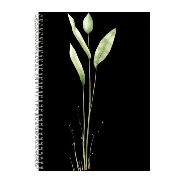 Wild Flowers 15 A4 Notebook Spiral Lined Trendy Notepad Idea 396