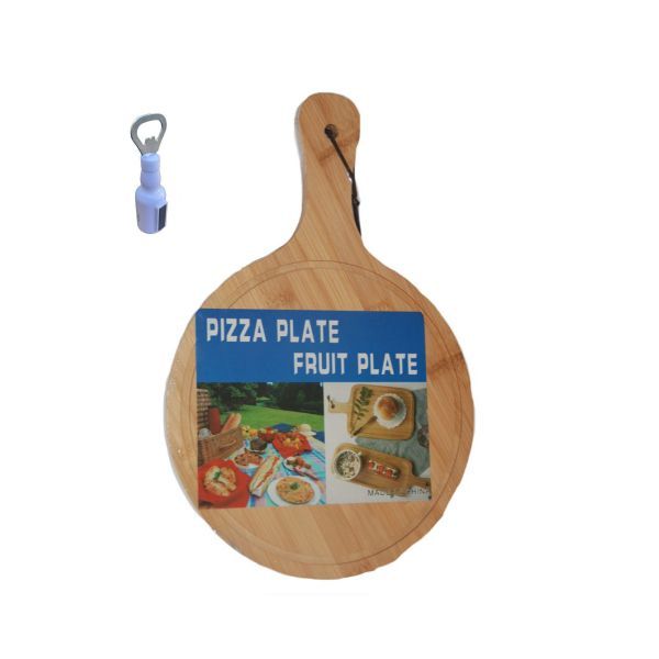 Pizza plate - Small set of 2 With Bottle Opener