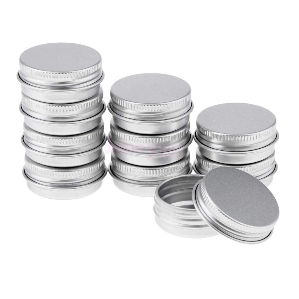 Aluminium Lip Balm Pots Case Container 10 Pieces | Buy Online in South ...