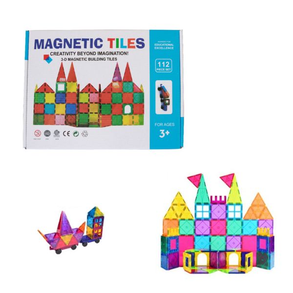 Olive Tree - Magnetic Tiles 112 Piece Set