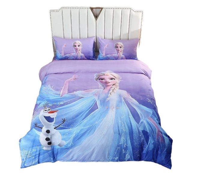 Frozen 3D Custom Print Queen Size Duvet Cover Set