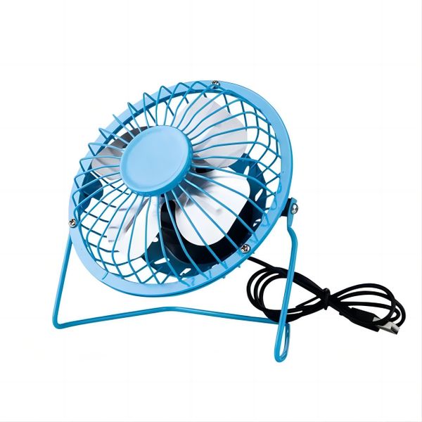 15cm 6 Inch Usb Metal Fan - Blue
