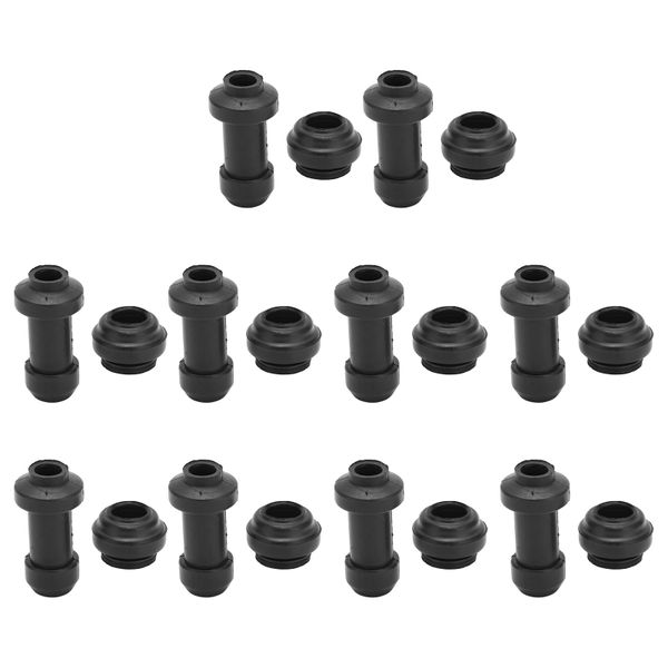 Motorcycle Disc Brake Caliper Dust Cover 10 Set Universal
