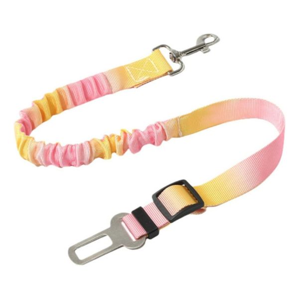 Heavy Duty Safety Dog Seat Belt Adjustable Travel Pet Car Seat Belt Strap
