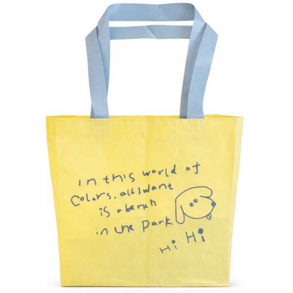 Reusable Shopping Tote Bag with Snap Button and Shoulder Straps