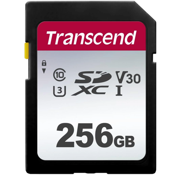 Transcend UHS-I SDXC 300S SD Card - 256GB Memory Card