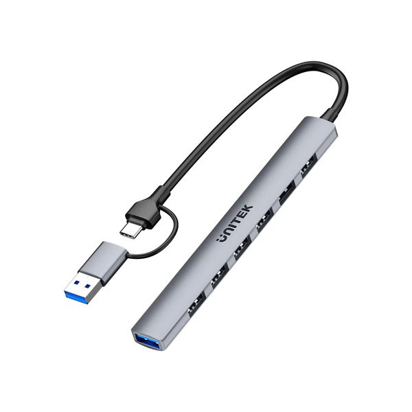 UNITEK uHUB S7 7-in-1 5Gbps Hub with 7 USB-A Ports USB-C Port