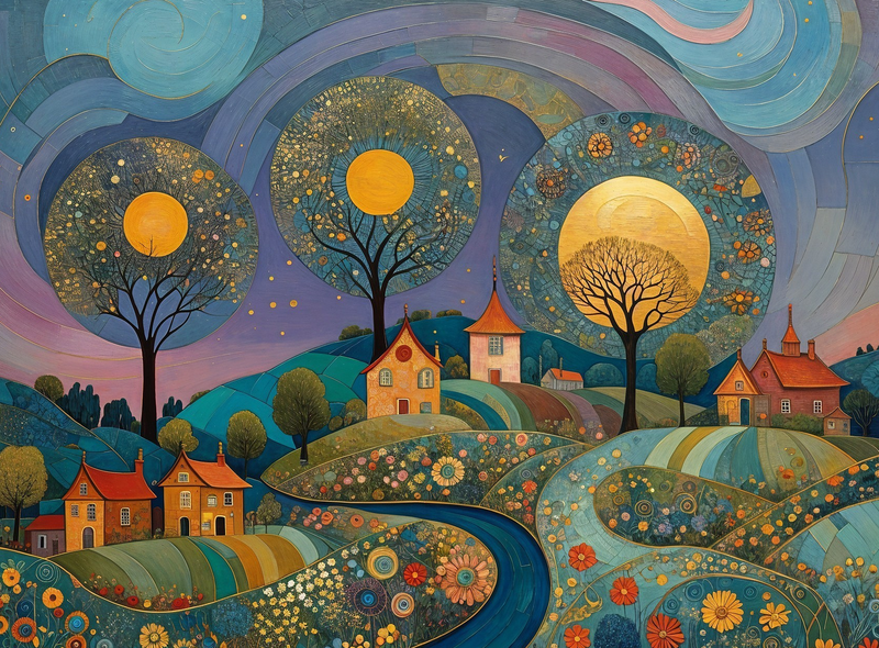 Modern Canvas Wall Art Home Decor - Where The Sun Never Goes Down