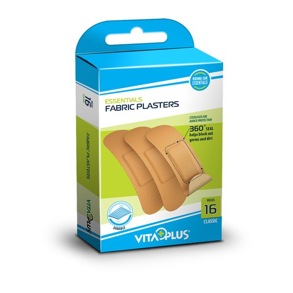4 Boxes of VitaPlus Classic Fabric Plasters
