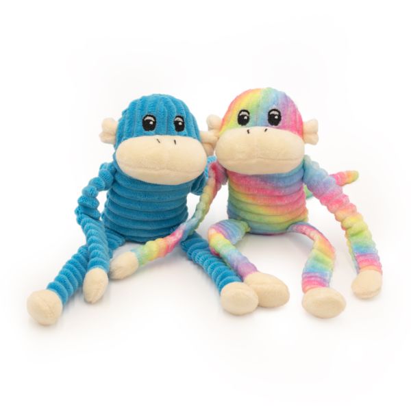 Pink sock clearance monkey dog toy