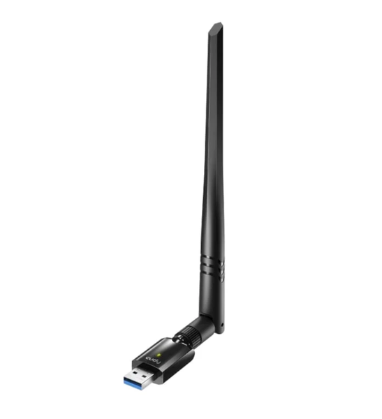 Cudy High-Gain USB 3.0 WiFi Adapter(1300Mbps) -Boost Signal&amp;Stream Smoothly