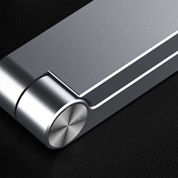 Small And Portable Mobile Phone Stand Silver