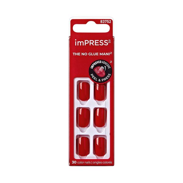 Kiss Impress Nails Colour Reddy Or Not