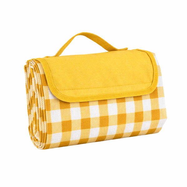 Foldable Waterproof Picnic Blanket with Carry Handle - 200 × 150 cm