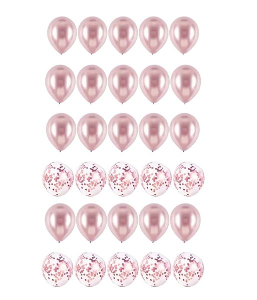 30 Piece Party Balloon Set - Pink