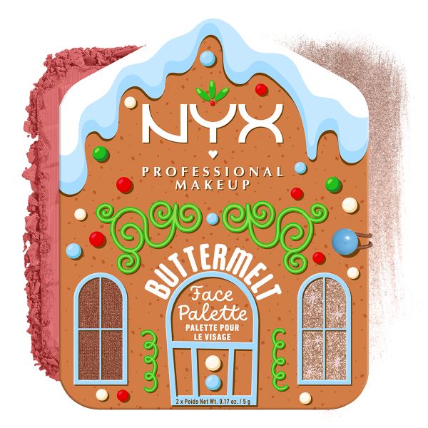 NYX Professional Makeup Holiday 2025 Buttermelt Face Palette Light/Medium