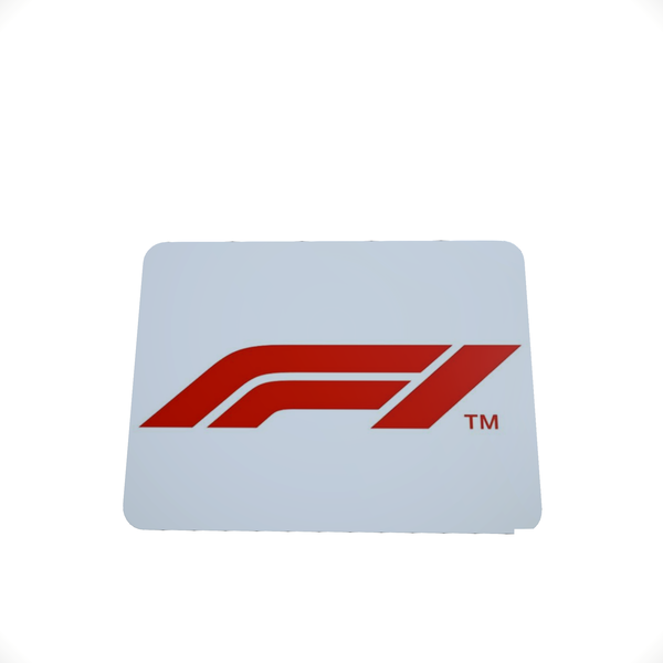 F1 white Mouse Pads