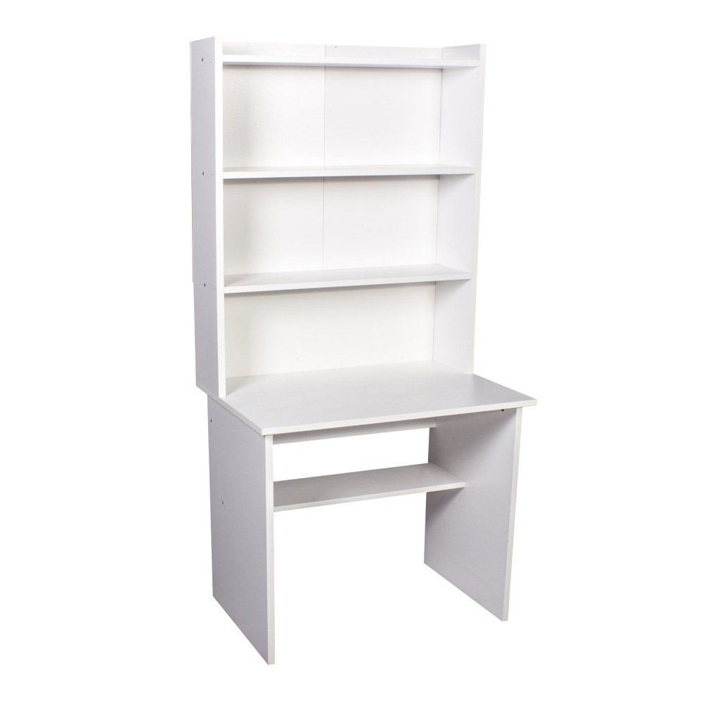 Ofis Bazaar Desk with Overhead 3 Tier Shelves for Home Office Study