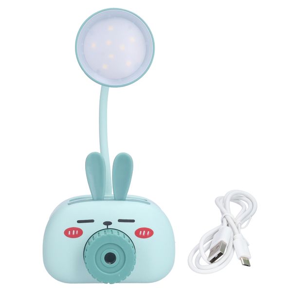 LED Folding Desk Lamp Cartoon Animal Table Lamp Pen Holder Pencil Sharpener