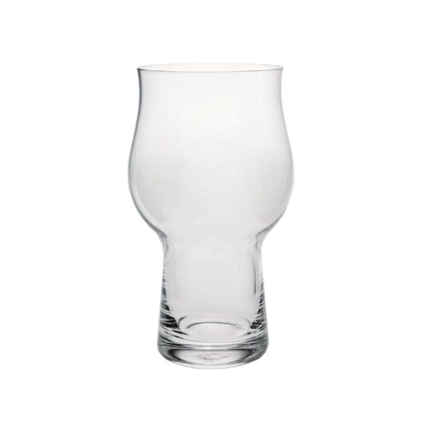 Modern Glass Beer Mug 400ml - Set Of 6