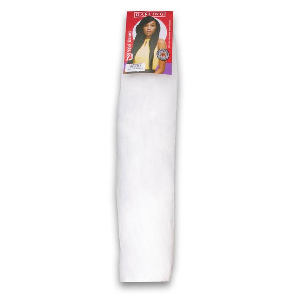 Darling - Yaki Braid 20" - One Tone Colour #White - 3 packs