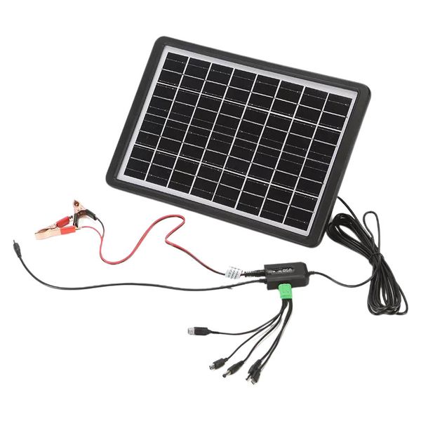 15W Portable Solar Panel With USB Multi-Head Cable GD-120