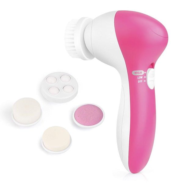 Optic 5 in 1 Portable Beauty Care Massager - Pink