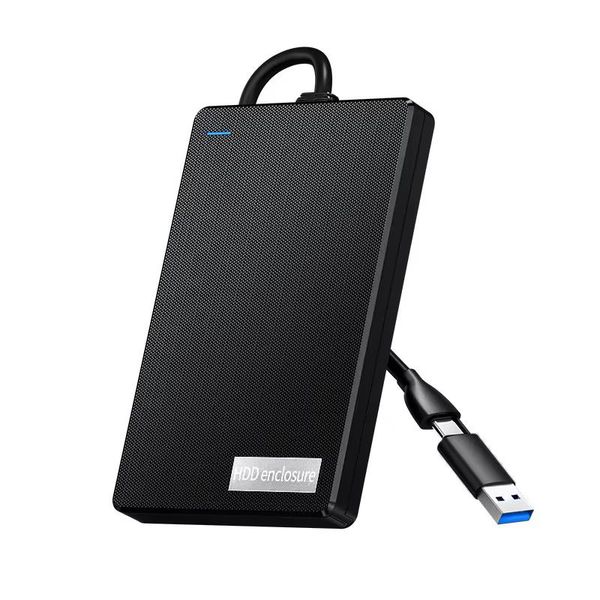 Hard Drive External Case 2.5 inch SATA III-2-in-1 USB3.0 &amp; USB-C Connectors