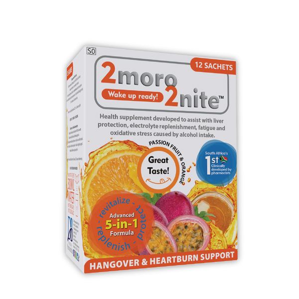 2moro2nite - Hangover &amp; Heartburn Support (12 Sachet)