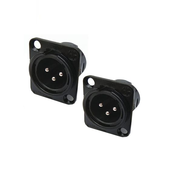 Tecnix male 3-Pin Chessy Mount silver Chassis - pair