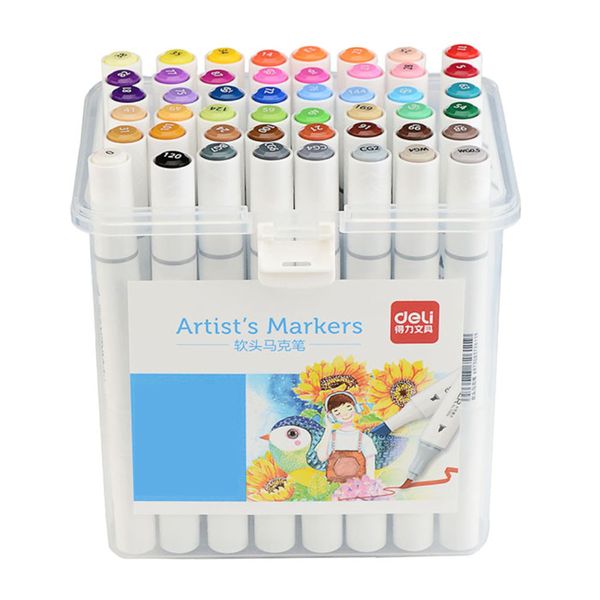Colorful Artist Pens Alcohol Based Permanent Markers with Portable Case