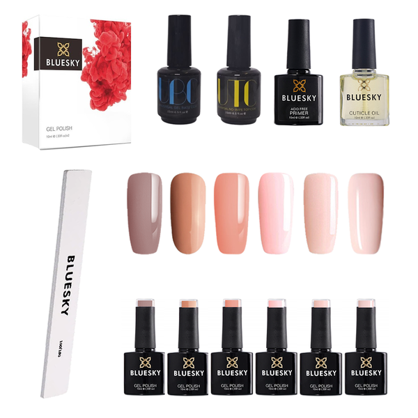 Bluesky UV Gel Polish - Rocking the Daisies 6 Pack Plus