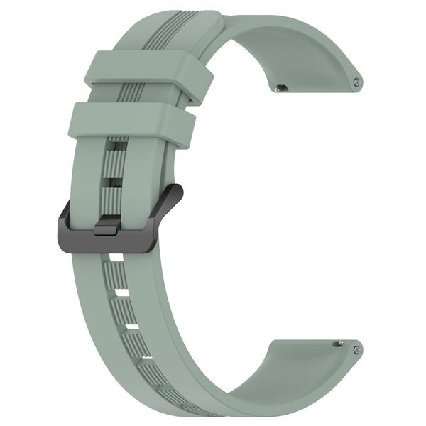 Silicone Strap Compatible with Huawei GT3 46mm(22mm)-Grey Green