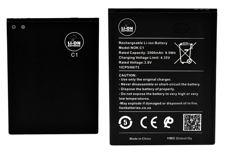 Li-on Replacement Battery For Nokia C1