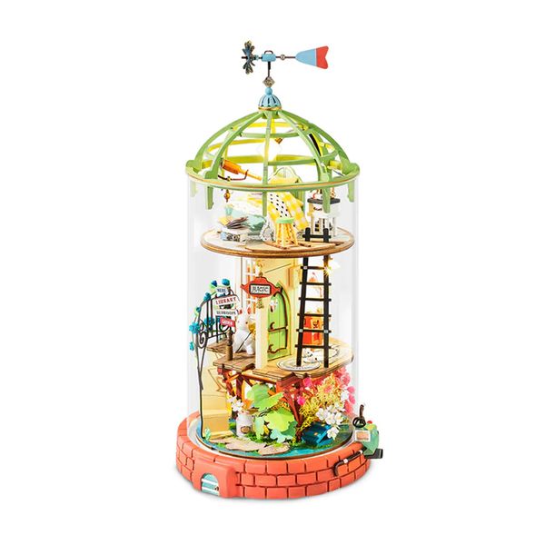 Robotime DIY Glass Dollhouse - Domed Loft