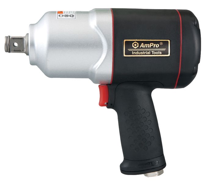 Ampro Heavy Duty Impact Wrench Twin Hammer