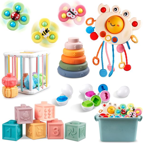 6 in 1 Montessori Baby Toy - 28 Pieces