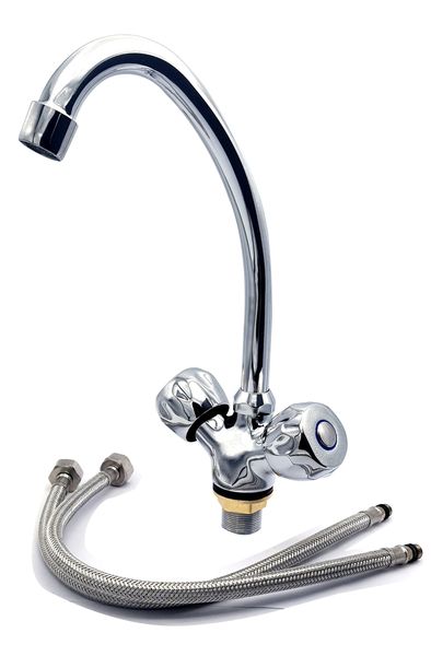 Double Handle Zinc Mixer Tap Kitchen Mixer Tap-T2147