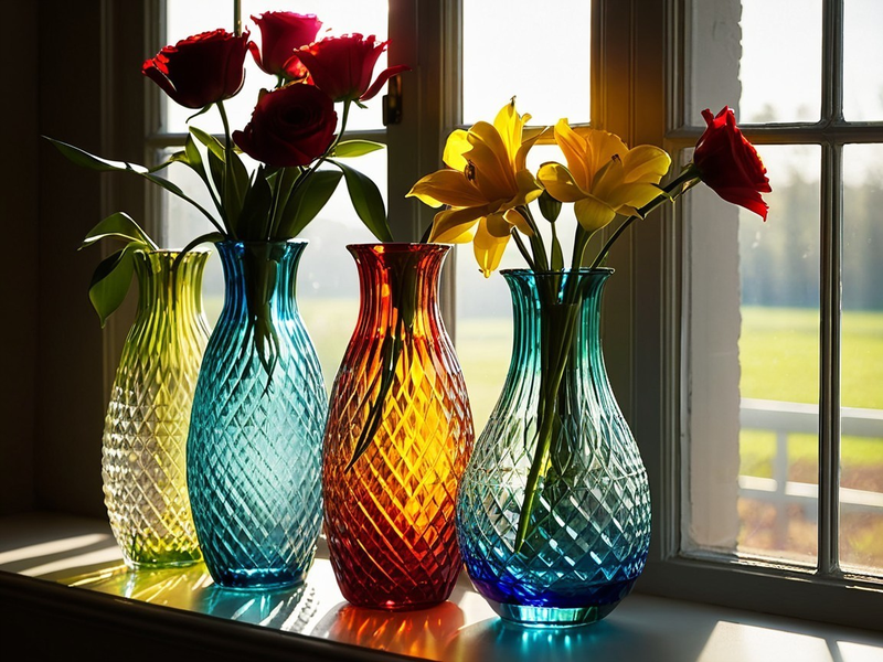 Modern Canvas Wall Art Home Decor - Colourful Vase