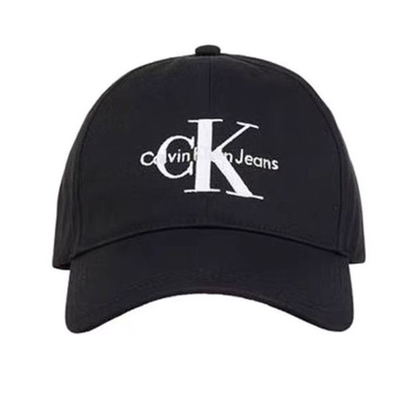 CK Letter Embroidered Baseball Cap, Fashionable and Versatile Sun Hat