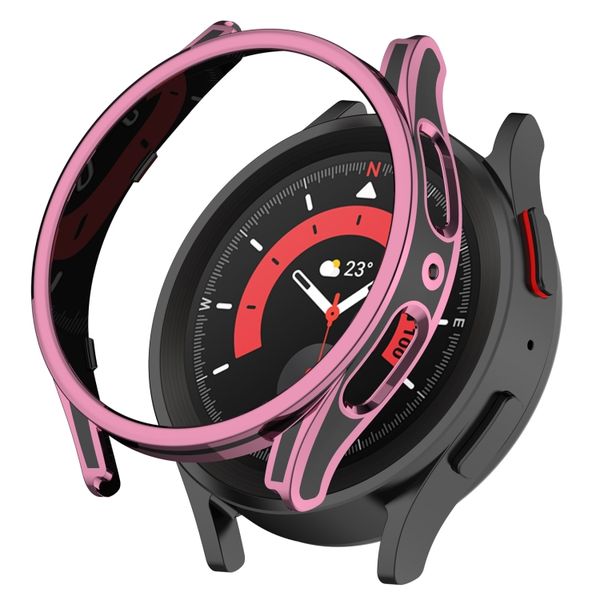 Protective Case with Tempered Glass Film Compatible with Samsung Galaxy Watch5 (40mm)