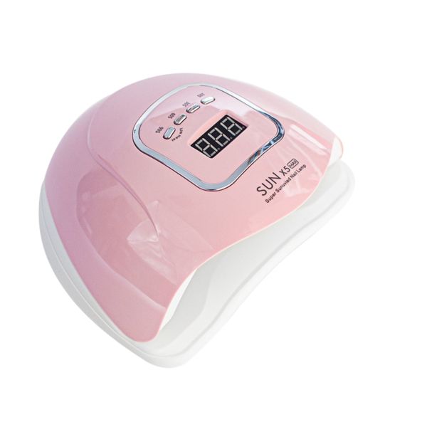 UV Light for Gel Nails, 180W Portable UV Gel Nail Lamp, UV Nail Dryer -Pink