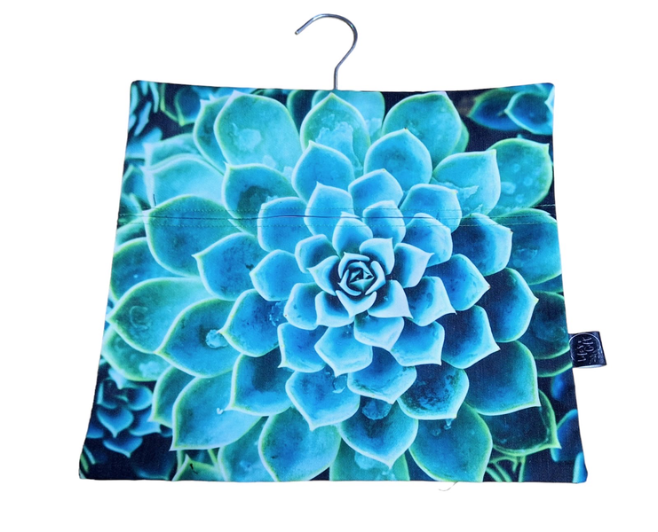 Laundry Peg Bag - Beautiful Green Succulent