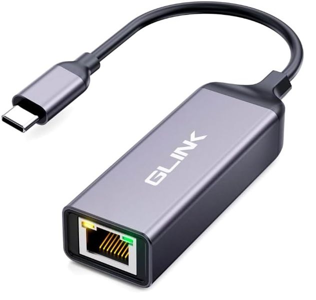 DW GLink Type-C to RJ45 Network Adapter, Gigabit Ethernet GL-041C