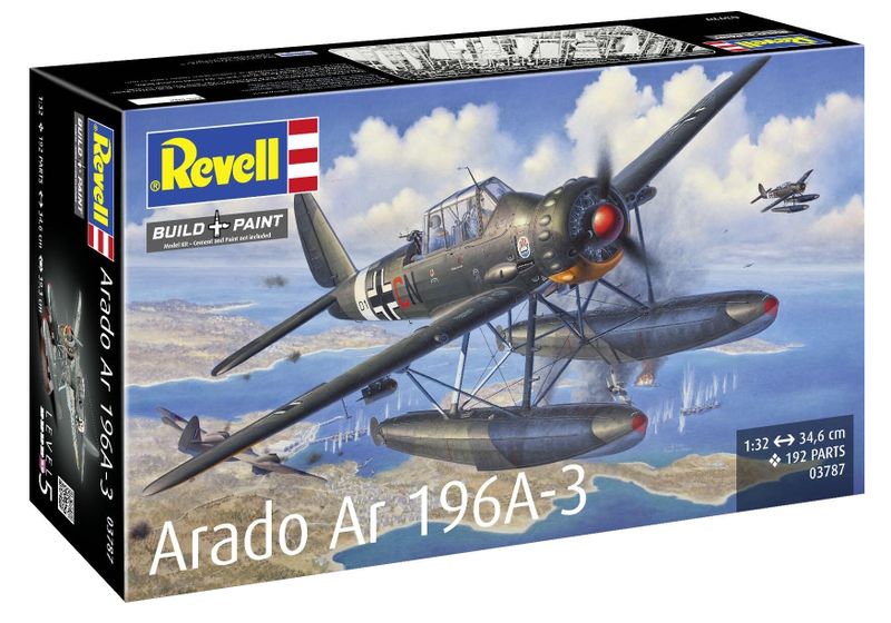 Revell 1/32 Arado Ar196A-3 Seaplane Plastic Model Kit